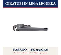 GIRATUBI IN LEGA LEGGERA 6" FASANO FG 33/GA6