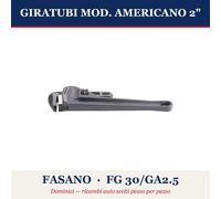 GIRATUBI MOD. AMERICANO 2" 1/2-450MM FASANO FG 30/GA2.5