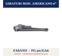 GIRATUBI MOD. AMERICANO 6" FASANO FG 30/GA6