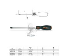 §Cacciavite Beta Tools Phillips® con Testa Acciaio§