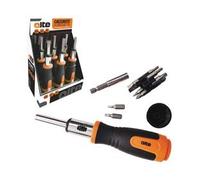 Giravite a Cricchetto Portainserti con 12 Inserti e 1 Portainserti 6 Pezzi