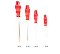 Giravite a Taglio Italiano Manico ABS Rosso Kit da Pz. 4 WERA