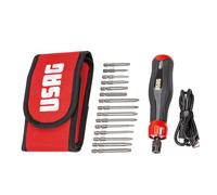 USAG 324 XP/B16 GIRAVITE ELETTRICO IN ASTUCCIO CON INSERTI 16 PEZZI RICARICABILE