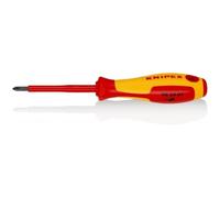 Knipex Cacciavite a croce Phillips 98 24 01 – Impugnatura isolante bicomponente VDE 187 mm