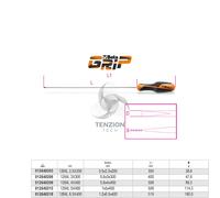 Beta GIRAVITE A TAGLIO TIPO LUNGO Art. 1264L mm. 6,5x400 Beta
