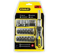 Giravite portainserti a cricchetto STANLEY® con inserti e bussole - 29 pz