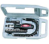 GIRAVITE PORTAINSERTI E BUSSOLE DA 1/4 IN SERIE 22 PEZZI FER 67942