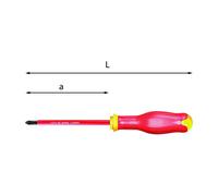Giraviti 1000v con impronta a croce phillips 091 ph 1x100