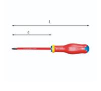 Giraviti con impronta a croce pozidriv® - supadriv® 1000 v 091 pz 2x125