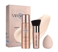 Gireatick Magic Minerals Airbrush Foundation Makeup Spray - Long-lasting Airbrush Flawless Setting Spray - Silky Mist Sprays for Smooth Radiant Skin - 2.28oz - Natural