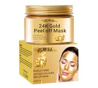 Gireatick Maschere viso Gold Peel Off 24K, anti-rughe, anti-invecchiamento, pulizia profonda della pelle, controllo dell'olio, restringimento dei pori, pulizia dell'acne, cura della pelle, lifting del