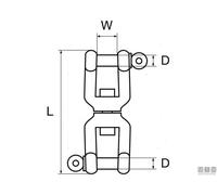 GIRELLA GRILLO-GRILLO IN ACCIAIO INOX