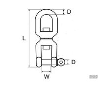 GIRELLA OCCHIO-GRILLO IN ACCIAIO INOX