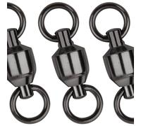 Girelle con cuscinetti a sfera da pesca, 20 pezzi, girelle da pesca ad alta resistenza, in acciaio inox, solido anello saldato, connettori per esche da pesca in acqua salata Freshwate