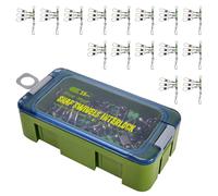 Girelle Per La,15 Pezzi Di Attrezzatura Per Il Lancio Con Perle Luminose | Girelle E Clip Per Esche Artificiali Da,Per Acque Salate Dolci Lago Ruscello Mare