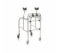 Deambulatore Ascellare Regolabile in Altezza, Ruote Piroettanti RP755F