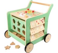 Girello attivo in legno per bambini 5 in 1 con freno