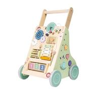 Girello Bambini Spingi e Cammina Maniglia Regolabile Giocattolo Silenzioso