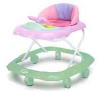 Girello Bambini Wizy Easy per Primi Passi Salvaspazio e Volante Interattivo-Verde