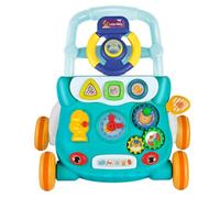 Girello Bebe - Passeggiatore di apprendimento seduto in piedi, per imparare a camminare, regalo per bambini dai 9 mesi, per bambine evolutive 3 in 1,62 x 68 x 36-81 cm, verde