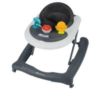 Bebeconfort Dalia Girello Bambino Primi Passi per Bambini da 6 Mesi a 12 kg, centro attività con Musica e Gioco Elettronico, Regolabile in Altezza, Mineral Graphite