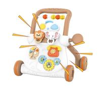 Girello Giocattolo per Bambini Banco Giocattoli Educativo Interattivo | Girello Spingibile per Bambini Per Interazione Genitore-Figlio, Bimbi, in Casa, in Famiglia, Giardino,