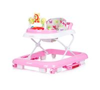 Chipolino Baby Walker 4in1 Friends Seesaw Music Light Stopper regolabile altezza, colori:rosa