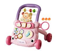 Girello Per - 16,1x12,9x15,3 Pollicigirello Con Sedile Supporto Per Attivitàgirello Per Apprendimento, Giocattolo Da Spingere Con Pannello Di Gioco Interattivo |girello Educativo Sit To Sta