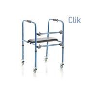 Mopedia Deambulatore Girello rollator per anziani RP748 Pieghevole 4 ruote Grigi