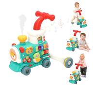 Girello per Bambini 3 in 1, Carrello Primi Passi con 10+ Gioco Educative, Luci & Musica, Effetto Nebbia, Velocità Regolabili, Centro Attività Montessori, Regalo per Ragazzi e Ragazze 6+ Mesi