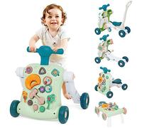 girello per bambini 6in1 carrellino primi passi Carrello ruote frenate montessori Gioco Primi Passi per Bambini con Centro Attività per bambina maschio