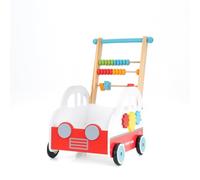 Girello per Bambini Carrello Multiattivitá Montessori Robincool Creta 30x44x51 cm in Legno Stimola lo Sviluppo Psicomotorio