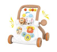 Girello per Bambini Supporto Didattico Musicale Interattivo con Ruote | Carrellino Primi Passi Spingibile per Bambini Per Interazione Genitore-Figlio, Bimbi, in Casa, in Famiglia, Giardino,