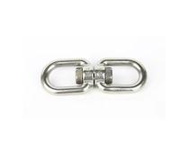 Girevole a doppia estremità M4M5M6M8M10 Forma Grillo Anello Rotante Moschettone Catena Di Ancoraggio Marina In Acciaio Inox For Impieghi Gravosi(M8)