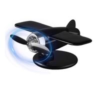 Girevole Aereo Solare - Accessori Auto con Elicottero Rotante a Energia Solare - Figura da Cruscotto a Luce Solare per Scrivania, Mensola e Interni Casa