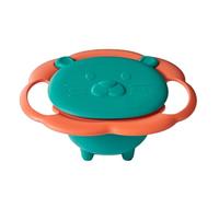 girevole per bambini - innovativa anti-caduta con meccanismo giroscopio | Accessorio per pasti giocosi e stabili, protegge vestiti e tavolo, adatto per giochi, pranzi e viaggi