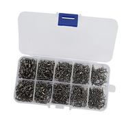 Girevole per Canna da Pesca in Acciaio Inossidabile con Bottoni a Pressione di Sicurezza Set da 210 Pezzi per Connettore per Lenza Facile da Trasportare e Riporre