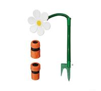 Girevole per irrigatore a petali, in plastica, da giardino, con 2 | materiale plastico, design leggero, resistente alle intemperie, include picchetto a terra, facile da installare