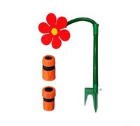 Girevole per irrigatore a petali, in plastica, da giardino, con 2 | materiale plastico, design leggero, resistente alle intemperie, include picchetto a terra, facile da installare