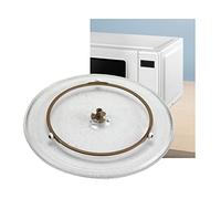 Girevole Piatto Microonde Con Anello Di Supporto Facile Da Mantenere Piatto Universale Per Microonde, Per Forni A Microonde-Resistente Alle Alte Temperature Piatto In Vetro ( Size : 25.5cm/10inch )