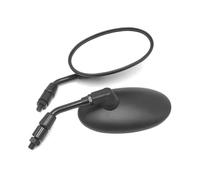 Girevole Specchietto Specchietto Retrovisore Laterale Per Moto Per Voge 900 525 625 DSX SR4 MAX 300DS 125R Rally 300, Specchietti Laterali Convessi Regolabili(Nero)