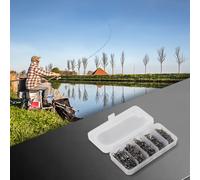 Girevoli a Scatto da Pesca con Cuscinetto a per sfera Design 100pz per Scambi