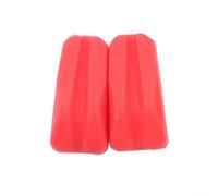 Girftong 2 adattatori per corde in gomma, per assorbimento degli urti e del suono, accessori per fitness, design scanalato per allenamento a casa e palestra (rosso)