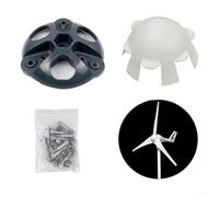 Girftong Kit di tappi per turbina eolica con viti e dadi in acciaio inossidabile 304, per 3, 5 o 6 lame, montaggio fai da te, compatibile con albero da 17 mm e lame da 700 mm (3)