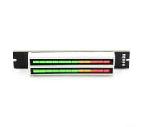 Girftong Kit fai da te per VU Meter audio a 12 bit, analizzatore di spettro LED con velocità regolabile, con picco di tenuta, scheda indicatore di livello stereo da 7 a 12 V per amplificatori e