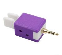 Girftong Modulo Keyer CW a doppia pagaia per Quansheng UV-K5 K6, interruttore a chiave automatica firmware CEC, pressione delle dita regolabile, accessorio radio amatoriale compatto (viola)