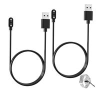 Girihe 2 pz Reflex Active Smart Watch Charger, 4 mm Smart Watch Charger 2 Pin Magnetic, 60 CM Cavi USB di ricarica per Dafit Erunsa