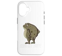 Girino Rana Sfacciata Rospo Comune Dice Baciami Il Sedere Custodia per iPhone 16