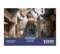 Girl 1000 Pezzi Puzzle Immagini Vibranti Y Estimulante Per Adulti E Bambini Juguetes Para Aliviar El Estrés Para Niños 70x50cm/1000pcs