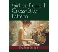 Girl at Piano 1 Cross-Stitch Pattern